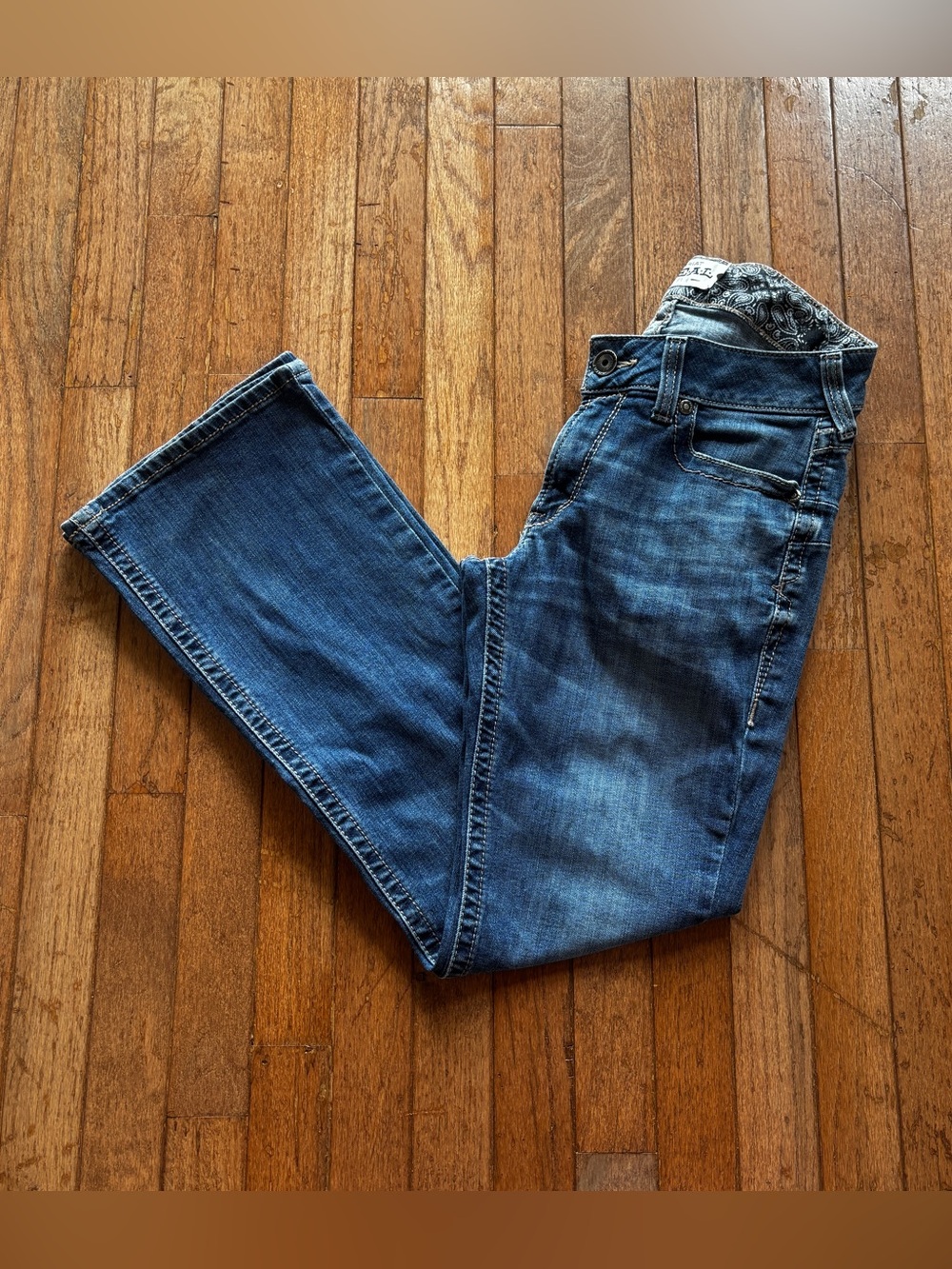 Womens Ariat Real Denim Mid Rise Boot jeans size 30S